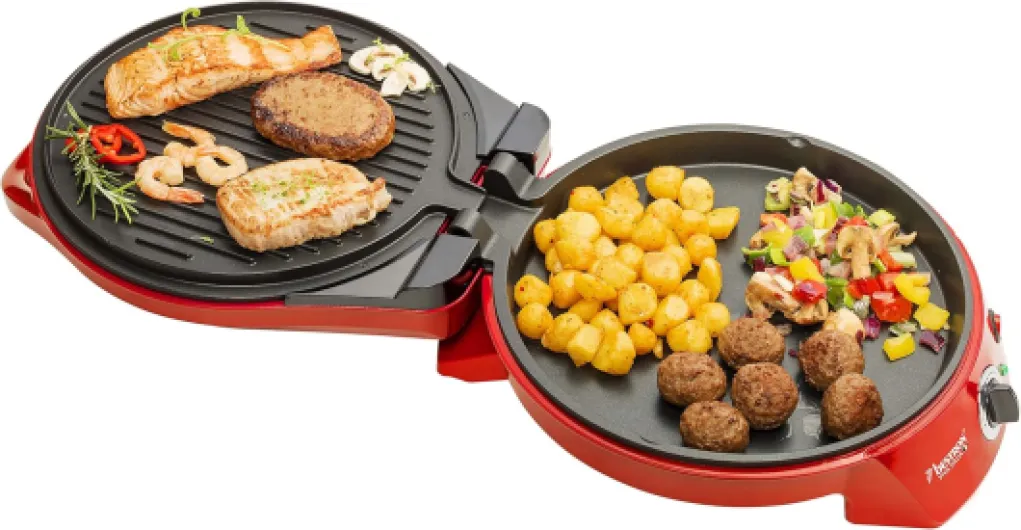 Four à Pizza Électrique, Four à Pizza Jusqu'à 230°C, Chauffage Haut/Bas pour Pizza Faite Maison Ou Surgelée, Tarte Flambée, Quiche Ou Wraps Jusqu'à Ø 27Cm, 1800 Watts, Couleur: Rouge Rosso