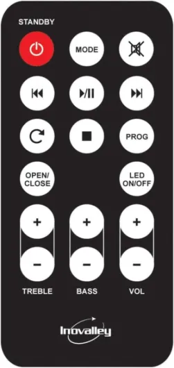 INOVALLEY Chaîne HiFi Jukebox Retro 60W avec Tourne Disque Vinyle Bluetooth, CD, FM + télécommande