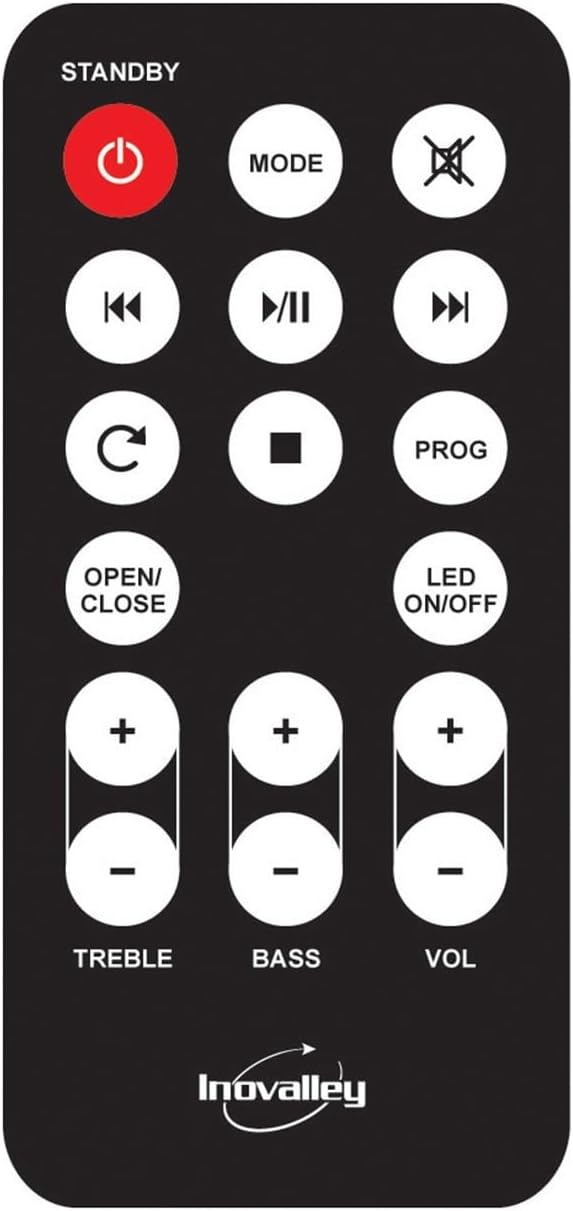 Chaîne HiFi Jukebox Retro 60W avec Tourne Disque Vinyle Bluetooth, CD, FM + télécommande, Jeu de lumière OVNI LED