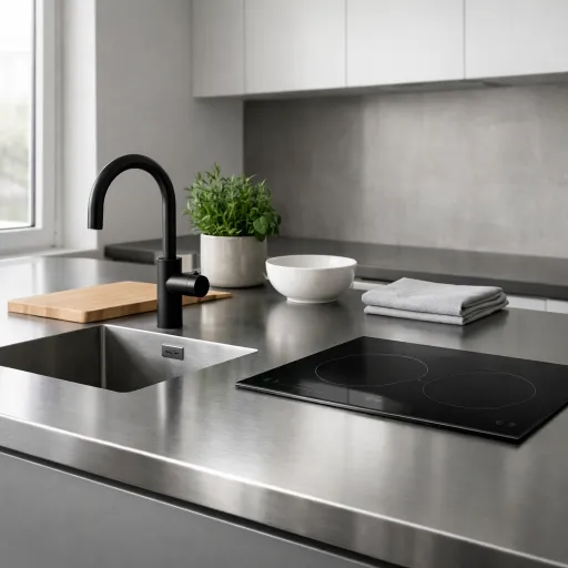 Plan de travail inox : l’atout hygiène et design pour une cuisine moderne