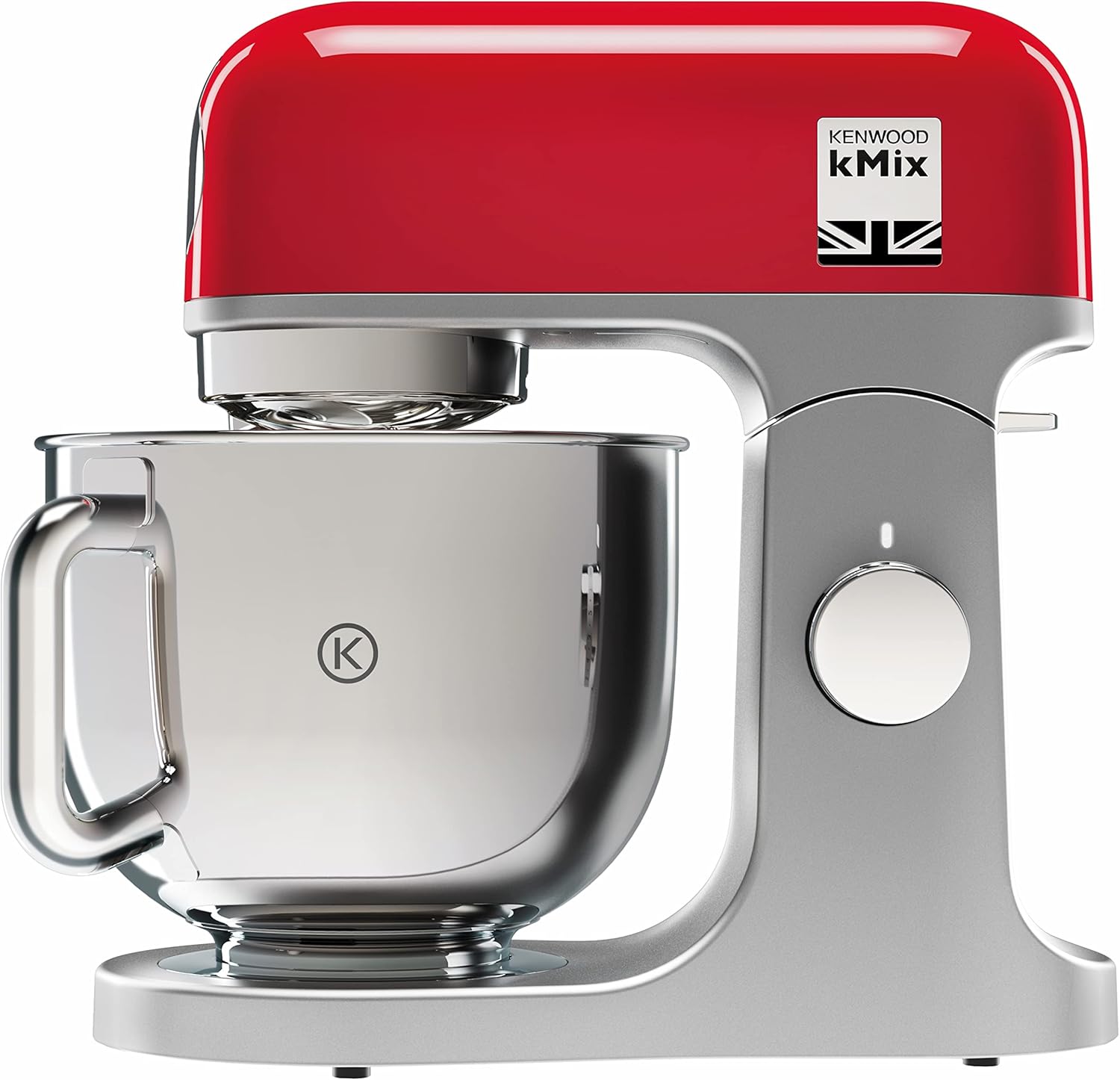 Kenwood kMix KMX750RD, Robot Pâtissier Multifonctions Avec Bol en Acier 5 L, 1000 Watt, Rouge & Mes Gâteaux Faciles - Classiques, Pâtes et Crèmes, Pains