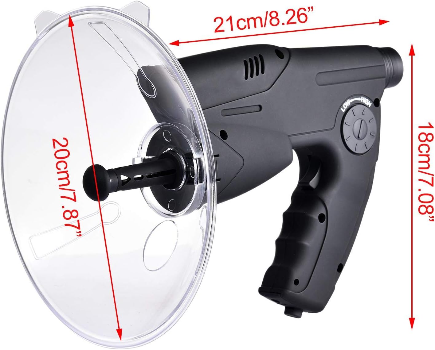 Appareil d'écoute Longue Distance, Microphone parabolique, Appareil d'écoute pour Le Son d'oiseau à Longue Distance – Appareil numérique pour écouter Les espions lointains