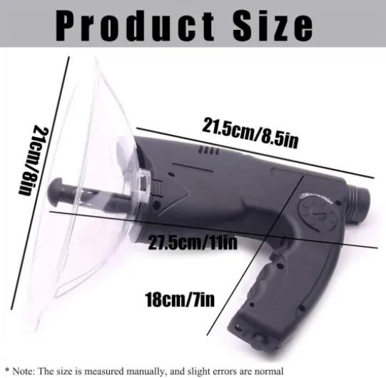 TARSHYRY TARSHYRYF89VS4RUQM Microphone parabolique pour appareil d'écoute de portée, dispositif d'écoute d'oiseaux bionique en plein air, amplificateur de son