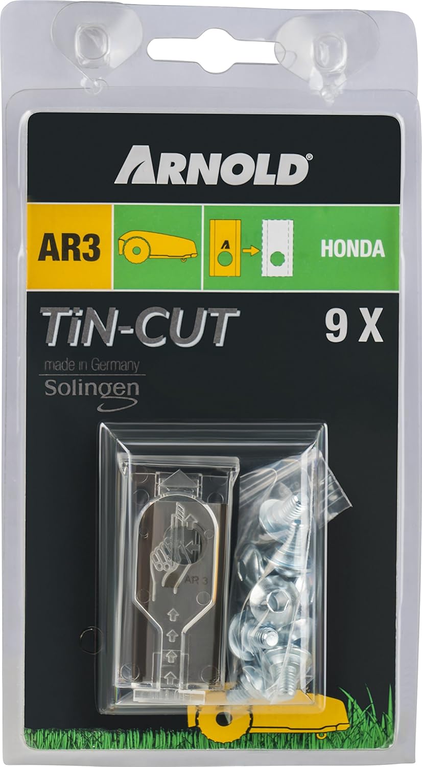 TiN-Cut lames de remplacement pour robot de tonte Honda Miimo, contient 9 pièces