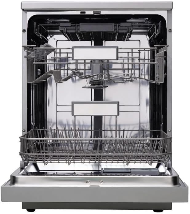 Lave-vaisselle pose libre CONTINENTAL EDISON CELV1544IXP - 15 couverts - 42dB-Silver