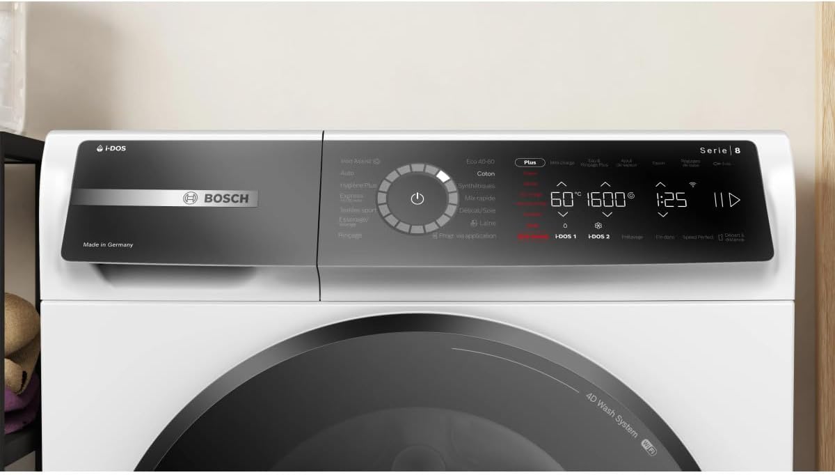 WGB256A2FR, Série 8, Lave-linge front, 10 kg, 1600 trs/min, Blanc 10kg Série 8 A