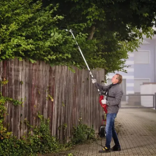 Test Einhell GC-HH 9046 : un taille-haies télescopique costaud mais pas léger à manier