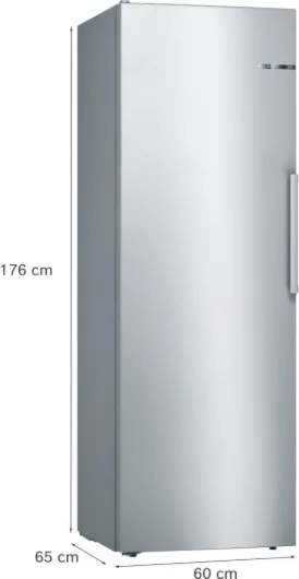KSV33VLEP-Série 4 Réfrigérateur pose-libre - 324 litres - 176 x 60 cm - Inox