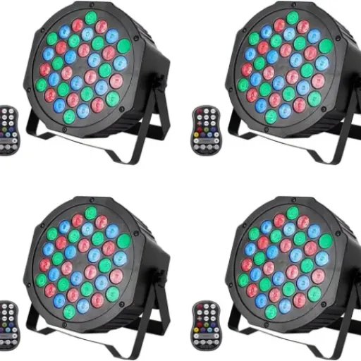 Test UKing 4PCS RGB Par LED : des spots sur batterie qui font le job sans se ruiner
