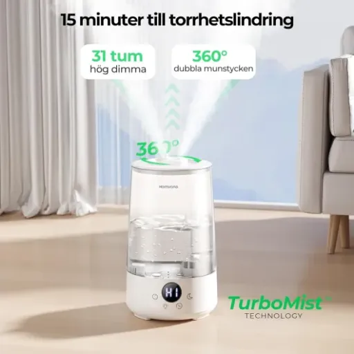 Test Homvana H101 : l’humidificateur simple, silencieux et sans prise de tête