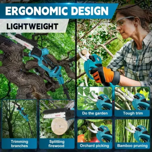 Test Perche Élagueuse 4-en-1 panthem : pratique pour le jardin, mais pas sans défauts