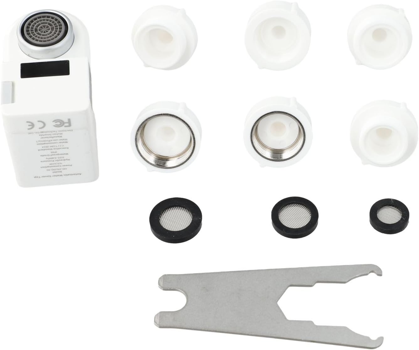 Capteur de robinet intelligent infrarouge avec deux zones de détection pour une prévention efficace du débit d'eau et des débordements, convient pour diverses installations d'évier