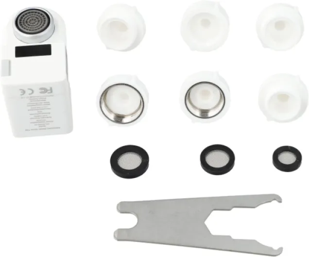 Capteur de robinet intelligent infrarouge avec deux zones de détection pour une prévention efficace du débit d'eau et des débordements, convient pour diverses installations d'évier