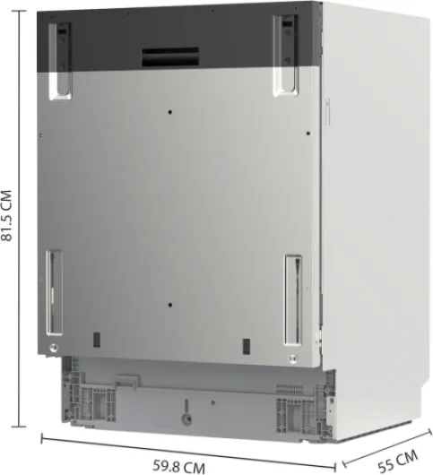 Cecotec Lave-vaisselle Encastrable 60cm Bolero Aguazero 6280 Full-BI - 16 Couverts, 12 Programmes, Classe D, Moteur Inverter Plus Duo, Panneau Touch, FloorView Light, Extra Hygiene, SuperDry,SilentWash