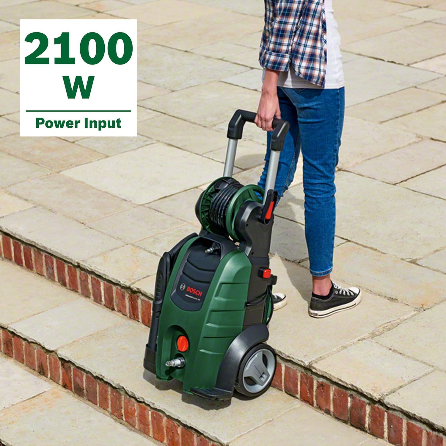 Bosch Nettoyeur Haute Pression AdvancedAquatak 140 (2100 W, dans Une boîte en Carton) Vert Nettoyeur haute pression 140 bar Nettoyeur haute pression 140 bar