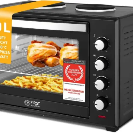 Test TZS First Austria 60L : le mini-four familial qui fait (presque) tout, mais pas tout bien