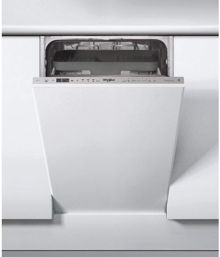 Whirlpool WSIO 3T223 PCE X lave-vaisselle Entièrement intégré 10 places A++ - Lave-vaisselles (Entièrement intégré, Compact (45 cm), Acier inoxydable, Boutons, 1,3 m, 1,55 m)