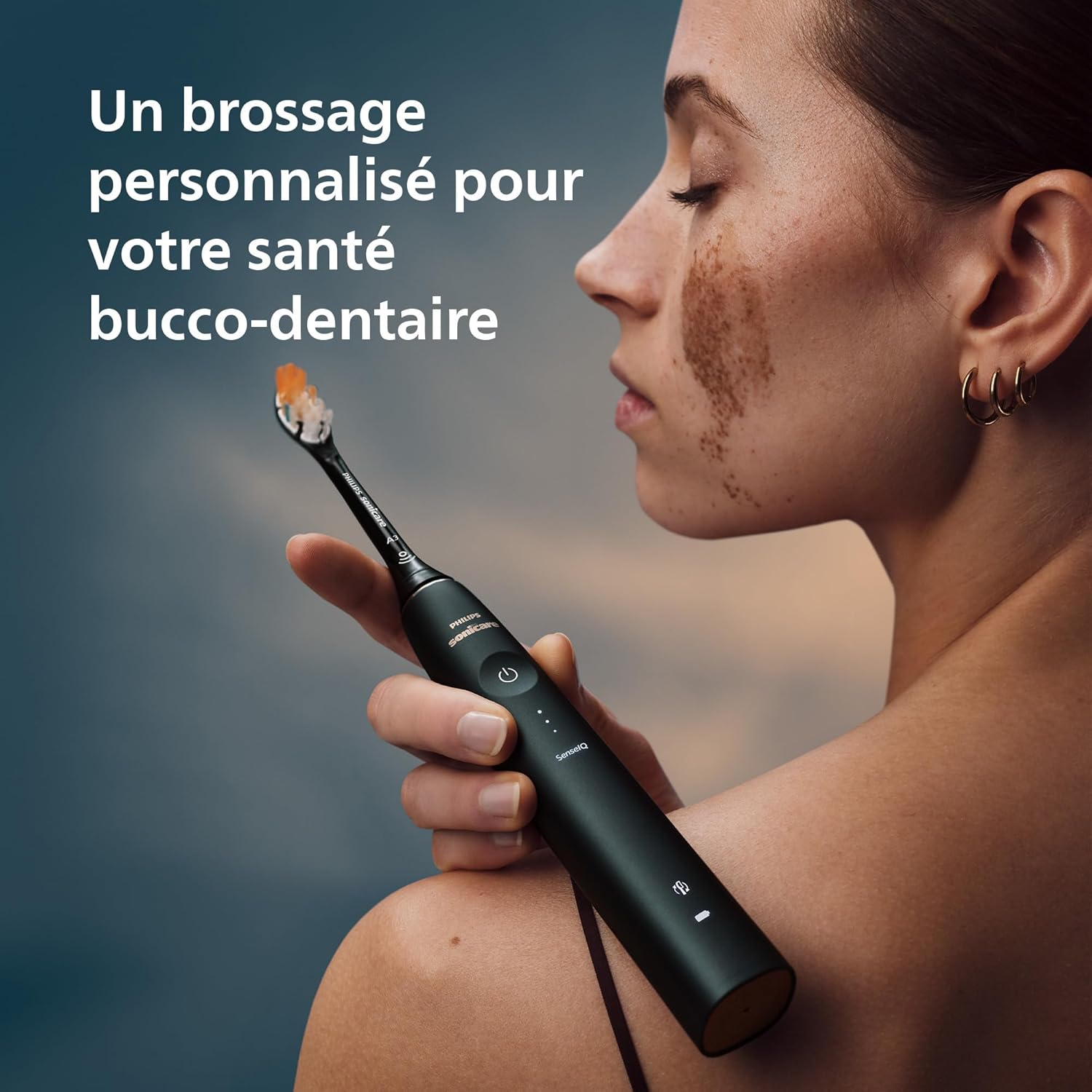 Sonicare DiamondClean Prestige 9900 - brosse à dents électrique avec 1 tête de brosse A3 Premium tout-en-un et un boîtier de charge couleur bleu nuit (modèle HX9992/12) Sonicare 9900, Bleu, 1 Tête de brosse
