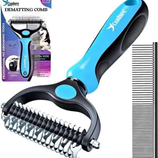 Test Candure Brosse Chien et Chat : le râteau double-face qui dégomme les nœuds sans trop se prendre la tête