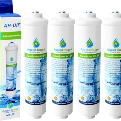 Test AquaHouse AH-UIF (lot de 4) : des filtres frigo qui font le job sans prise de tête