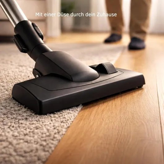 Microsafe® Brosse d'aspirateur pour Miele série C3 Complete & C3 Compact – EcoLine (Plus), Cat & Dog, PowerLine, Silence, etc - commutable avec dispositif de verrouillage et de stationnement Kombidüse