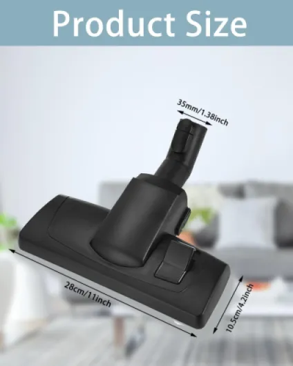 Brosse d'aspirateur pour Miele série C3 Complete & C1,C2,C3 Compact –EcoLine (Plus),PowerLine,35mm Brosse à aspirateur Universelle, commutable avec dispositif de verrouillage et de stationnement