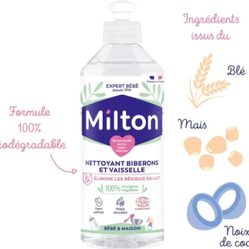 Test Milton Liquide Nettoyant Biberon : simple, propre, sans prise de tête