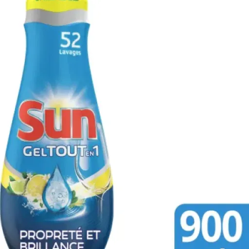 Test Sun Gel Lave-Vaisselle Tout-En-1 Citron : le gel pratique qui remplace (presque) les pastilles