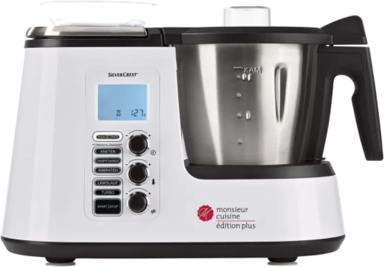 Silvercrest Monsieur Cuisine Edition Plus Neuf Multifonction Accessoire Lavable Noir,argent