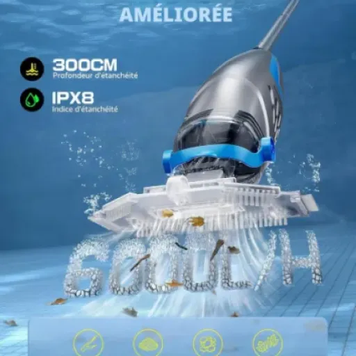 Test UIRWAY V3 Aspirateur Piscine : le balai sans fil qui simplifie le nettoyage (mais pas parfait)