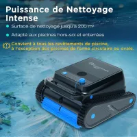 Test EVERCROSS BOT U8 : le robot piscine sans fil qui fait le boulot