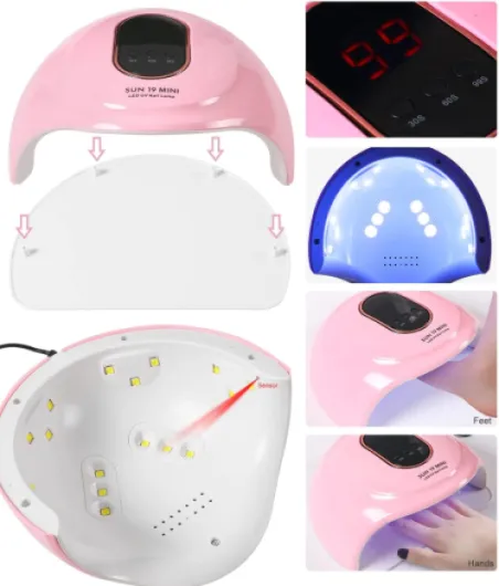 Kit Ongle Acrylique Complet En Gel Avec Lampe Uv 36w,Fraises à électriques,Poudre Acrylique Pour, Beaucoup de décoration manucure,Extensions D'Ongles En Gel 07