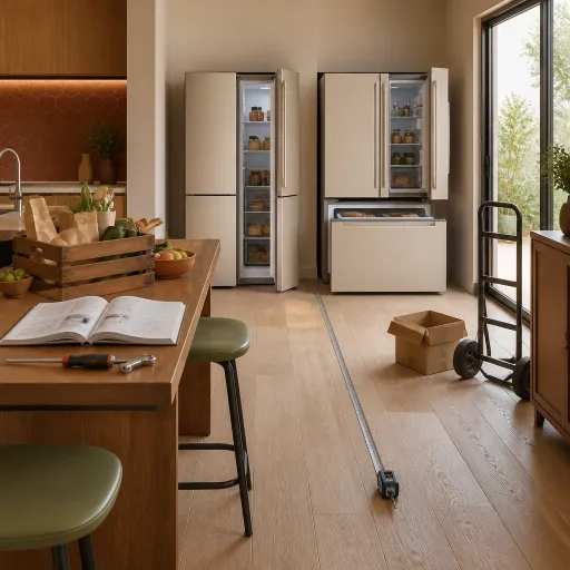 Réfrigérateur américain ou multi-portes : lequel choisir quand on a une cuisine ouverte