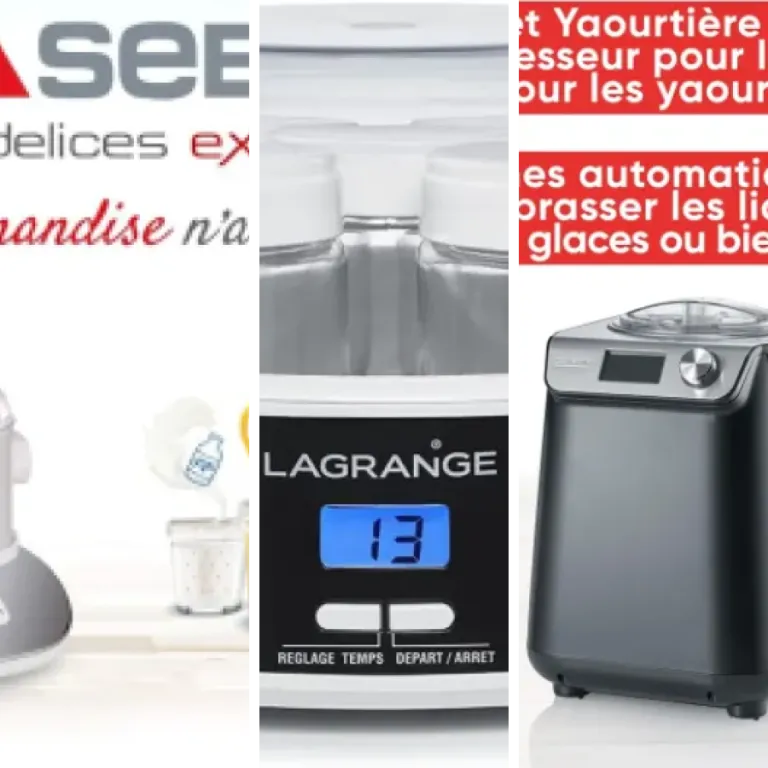 Classement des 6 meilleurs yaourtières (2026)