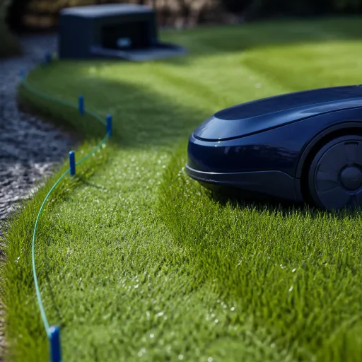 Robot tondeuse sans fil périphérique Stihl : performance, installation et gestion de la tonte autonome