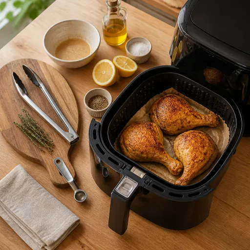 Comment préparer des cuisses de poulet savoureuses avec un airfryer