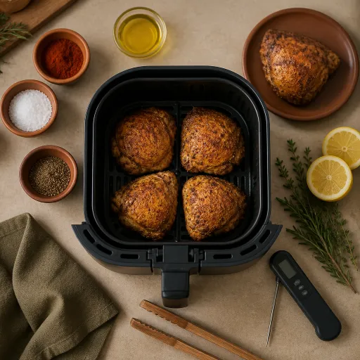 Optimiser la cuisson des cuisses de poulet avec un airfryer