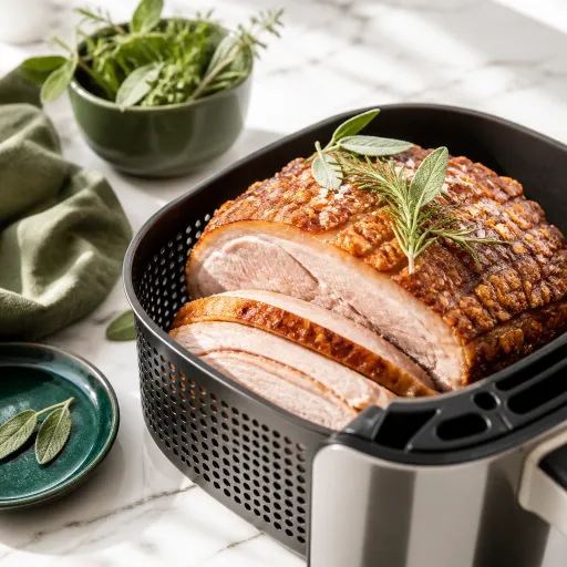 Préparer un rôti de porc parfait avec un airfryer