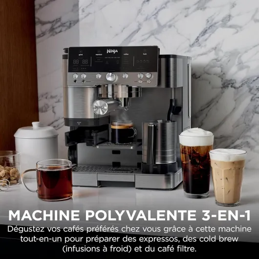 Test Ninja Machine à café Luxe Premier 3-en-1 : Le café à la maison sans prise de tête