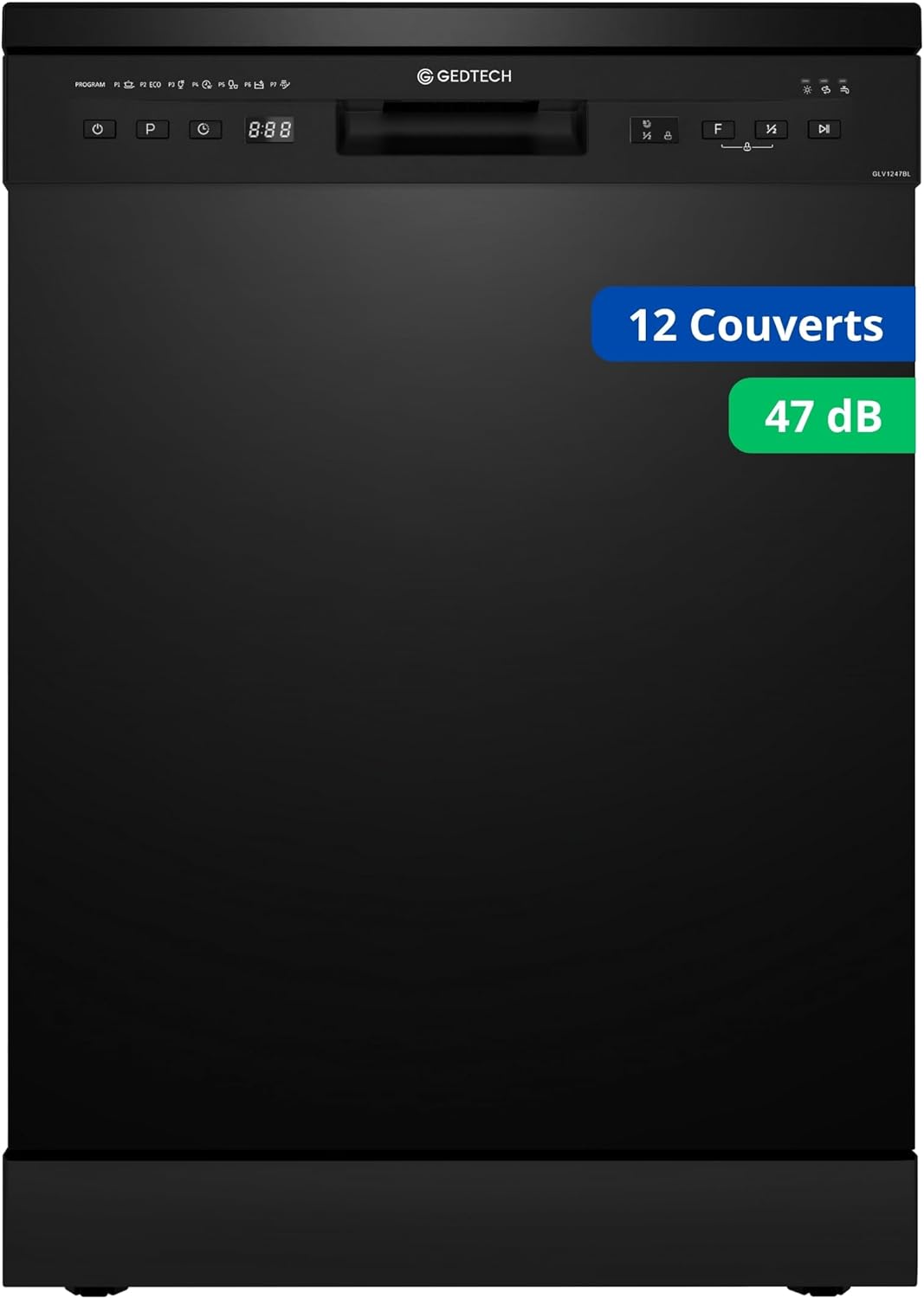 Lave-vaisselle 12 couverts GLV1247BL - 47 dB - Départ différé