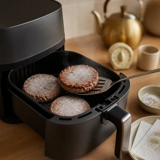 Comment réussir la cuisson du steak haché surgelé à l’airfryer