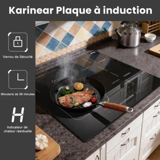 Test Karinear Plaque Induction 4 Feux 60 cm : la flexi zone pas chère qui fait le job
