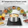 Test AMZCHEF Plaque Induction 2000W : une petite plaque d’appoint qui fait le job sans prise de tête