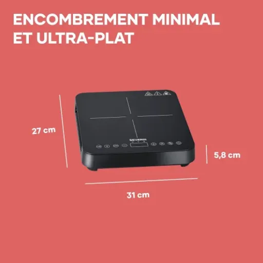 Test SEVERIN KP 1026 : la petite plaque induction qui fait le job sans prendre de place