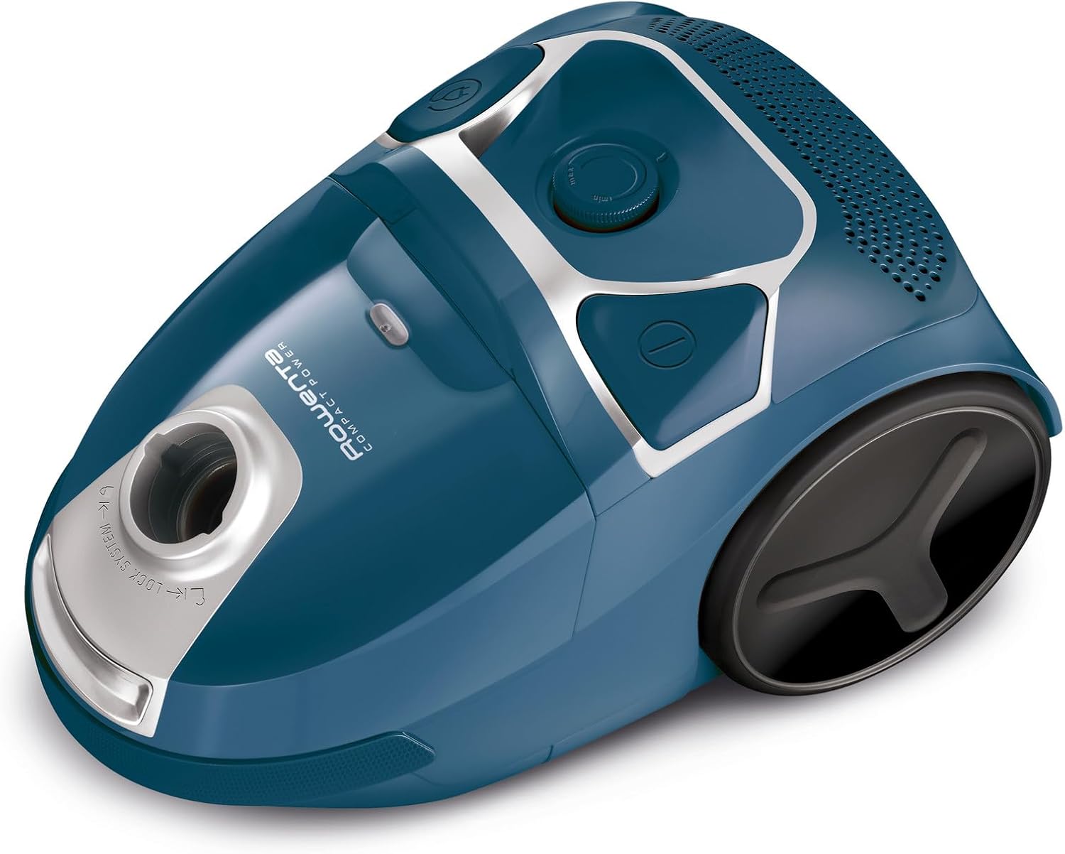 Aspirateur ultra silencieux 750 W = 2000 W avec sac, filtre hygiénique, embout pour parquet - Bleu avec sac Swirl Bodenstaubsauger bleu