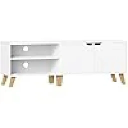 Test VASAGLE Meuble TV 2 Portes 140 cm : le meuble simple qui fait le job pour un salon classique