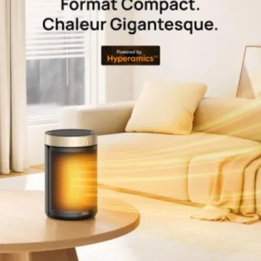 Test Dreo Chauffage d’appoint 316 : petit radiateur compact qui chauffe vraiment vite
