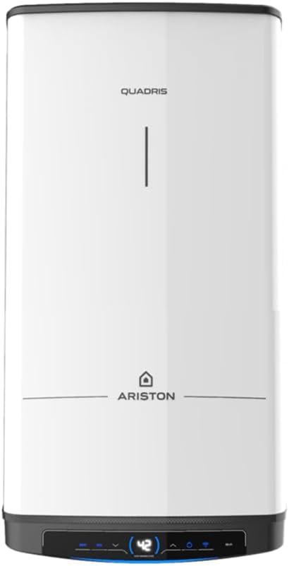 Quadris WiFi 100L, Chauffe Eau Électrique Compact, Intelligent, Connecté, Stéatite, 25% d'Économie d'Énergie, Eco Evo, Fabriqué en France, Gain de place jusqu'à 1m2 au sol 100 litres