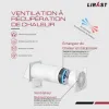 Test LIRAST EER150 Ø150mm : une petite VMC double flux murale qui fait le job sans trop de chichis