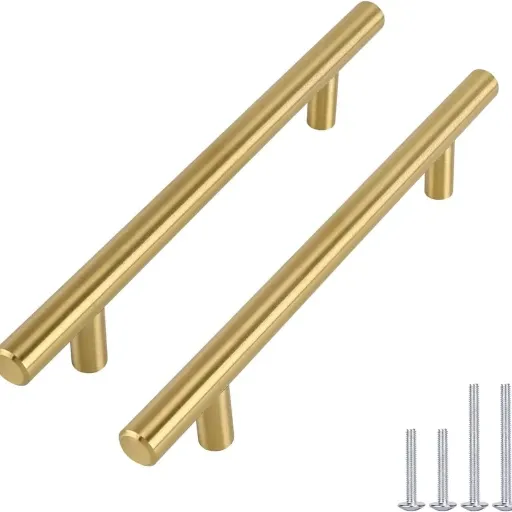 Test Goldenwarm LS201GD160 : des poignées dorées simples qui font le job en cuisine
